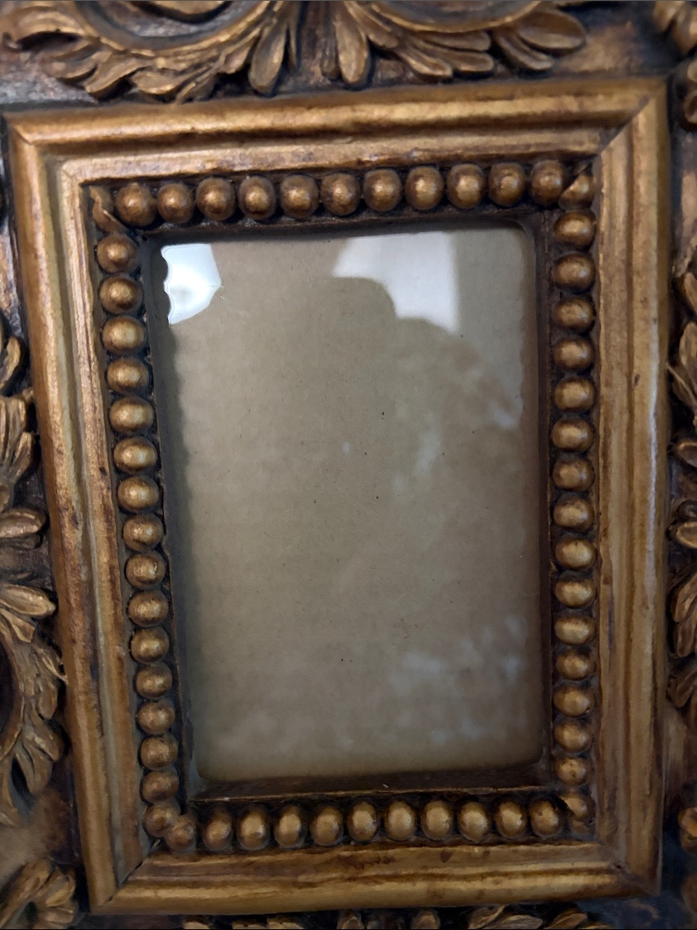 Vintage Victorian Ornate Gold Carved Picture Frame - Picture 8 of 8